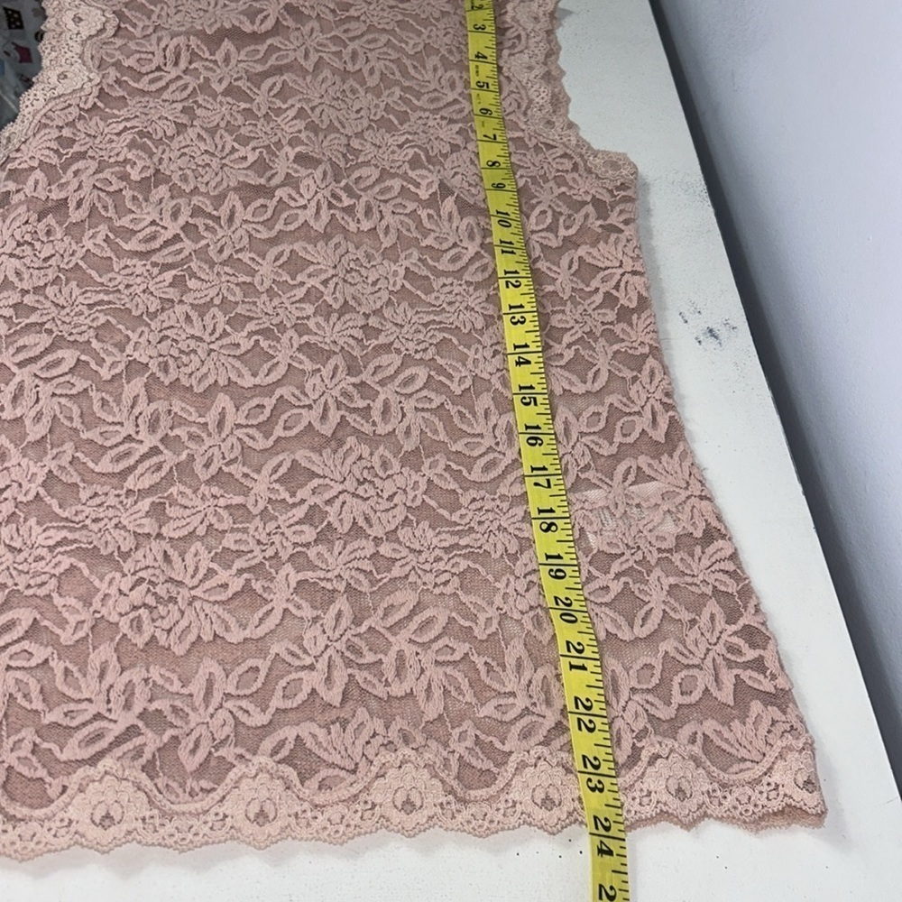 Rosemunde Copenhagen Lace Tank Top Peach - Picture 10 of 10
